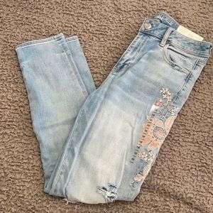 American Eagle high rise crop. Size 10 long.